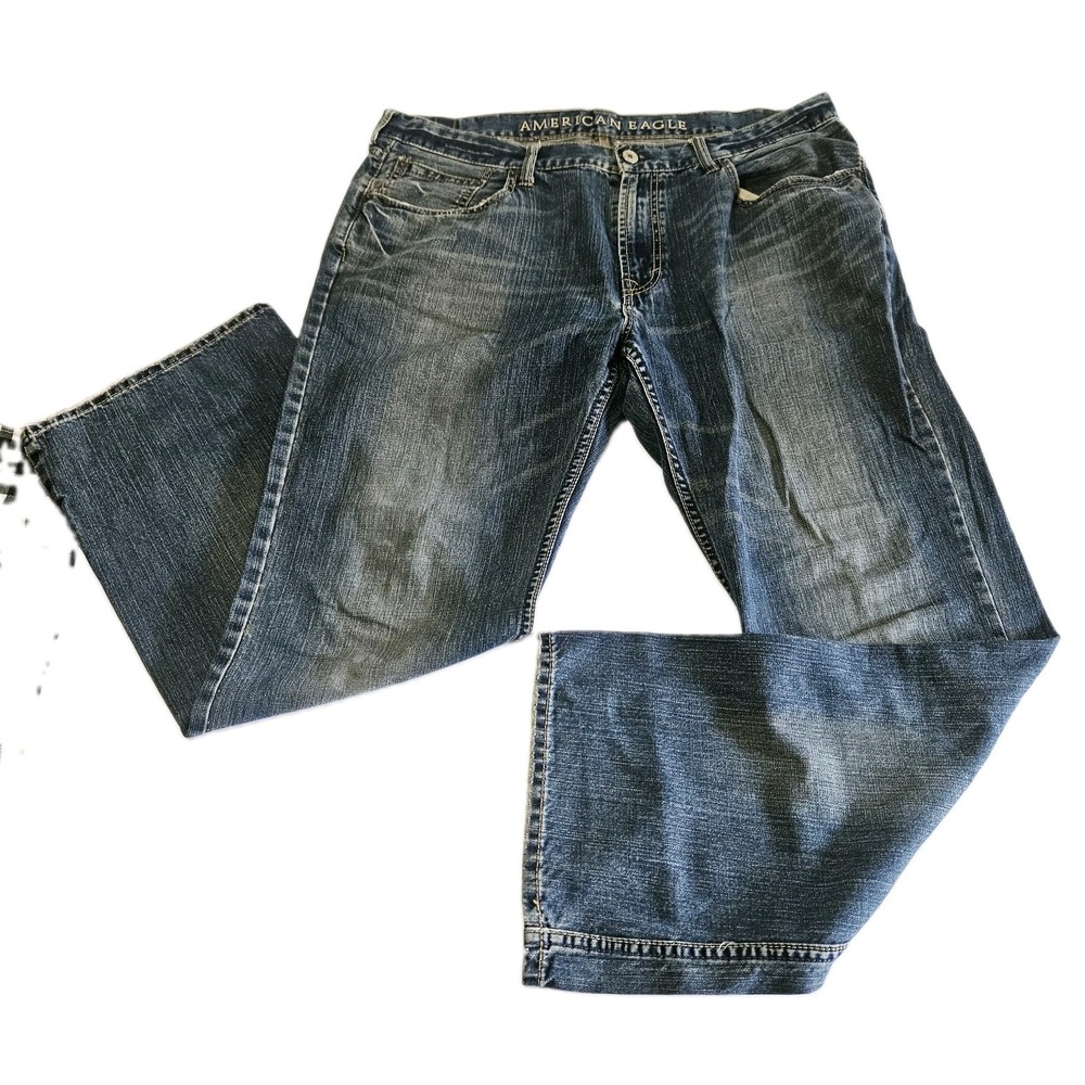 American Eagle Outfitters Jeans Men's Size 38x32 Low Rise Boot Y2k Medium Wash